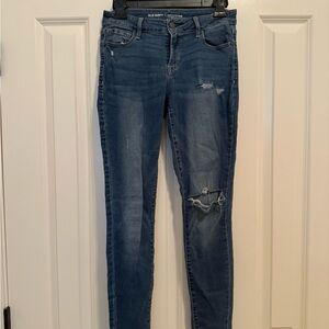 Old Navy Women's Dark Blue Rockstar Skinny Jeans